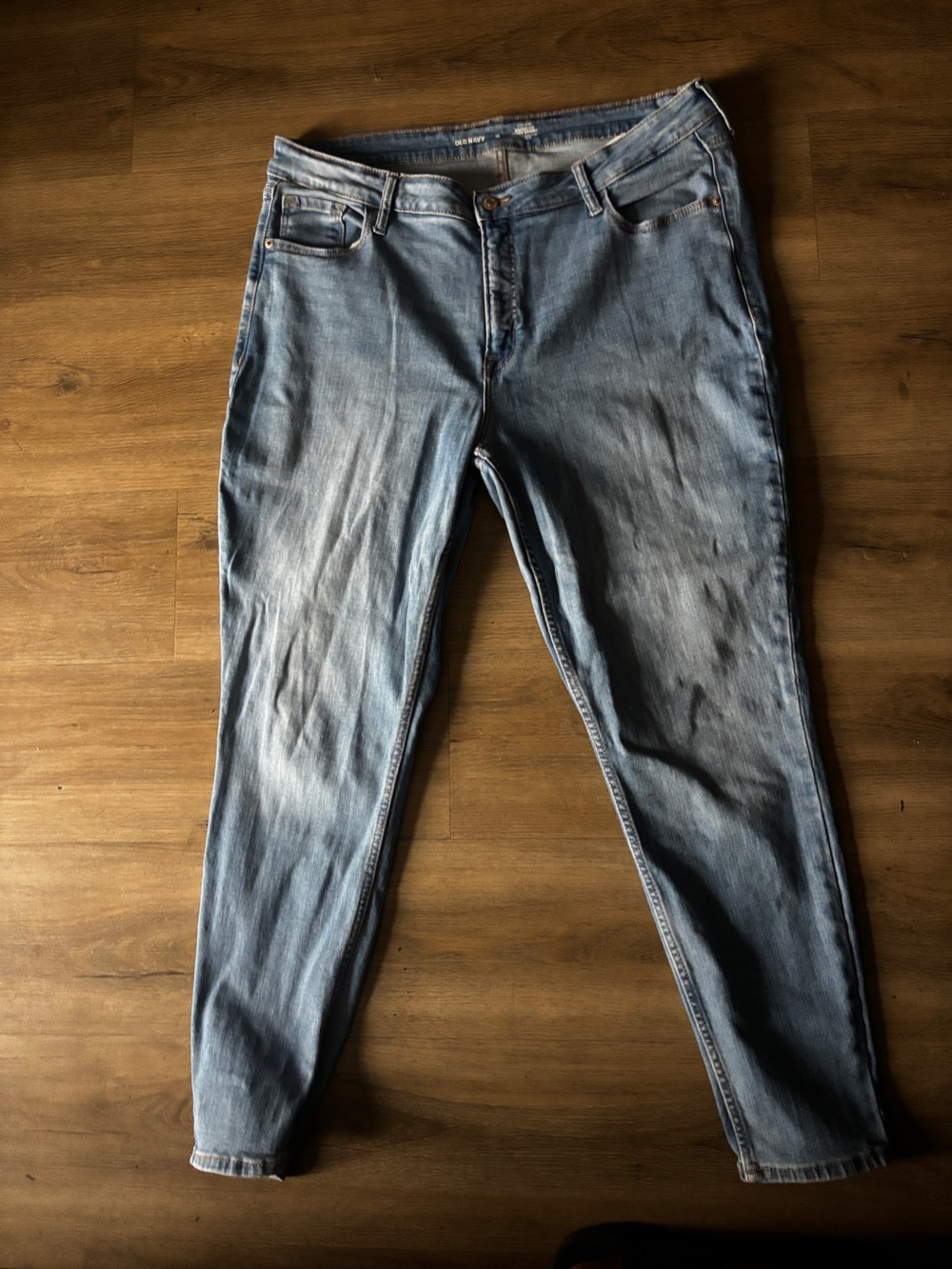 Old Navy Light Blue Women's Slim Straight Jeans